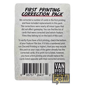 Final Girl S1: First Printing Correction Pack by Van Ryder Games - SEALED
