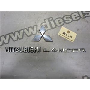 2008 2009 MITSUBISHI LANCER DE 2.0 24V AUTO EMBLEMS BADGE SET (3) OEM
