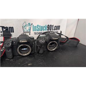 Canon EOS 7D DS126251 Digital SLR Camera - No Lenses - Lot of 2 Untested