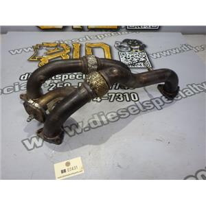 2008 2009 2010 FORD F350 F250 6.4 DIESEL AUTO 4X4 EXHAUST UP PIPES (2) SET OEM