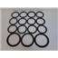 **Lot of 15**  Rubber Gaskets (12) 3" x 1/4" &  (3) 4" x 1/4"