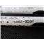 (2) HP Hewlett Packard 5062-3587 Liner, splitless, single taper, glass wool
