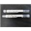 (2) HP Hewlett Packard 5062-3587 Liner, splitless, single taper, glass wool