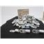 TYCO 52197 Straight, Closed, Barrel Ring Tongue Terminal  Qty:100 in Box NIB