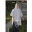 Lot of 15 Clear Vinyl Reusable Rain Ponchos Various Adult Sizes