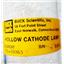 BUCK SCIENTIFIC WL-36065 HOLLOW CATHODE TUBE BULB, NA ELEMENT, NE GAS, 2" TWO I