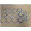 Box of 19 Mfg Unknown Assorted Steel Lock Nuts; 3", 1-1/2"