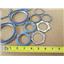 Box of 19 Mfg Unknown Assorted Steel Lock Nuts; 3", 1-1/2"