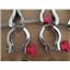 (10) MFG Unknown ISO NW High Vacuum Flange Clamping Rings, Assorted Sizes