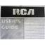 RCA USER'S GUIDE MANUAL FOR CC4352 CAMCORDER VIDEO CAMERA