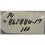 861880-17, 20" x 16" x 1/8" GLASS AVIATION PART Plexiglass