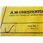 AW CHESTERTON TOOL NO 1 PACKING TAMPING TOOL FOR VALVES, 1/4" THRU 5/16" - NEW
