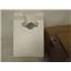 MAYTAG WHIRLPOOL REFRIGERATOR 61004724 INSULATION NEW