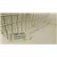 GENERAL ELECTRIC DISHWASHER WD28X0267 WD28X10369 UPPER RACK USED