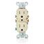 Leviton T5320-I Duplex Outlet IVORY 15A 125V NEMA 5-15R Tamper-Resistant 10 pack