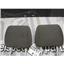 2008 - 2010 FORD F350 XLT CREWCAB REAR SEAT HEAD RESTS (GREY) OEM