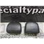 2003 - 2005 DODGE RAM LARAMIE FRONT SEAT HEAD RESTS LEATHER GREY OEM