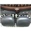 2003 - 2005 DODGE RAM LARAMIE FRONT SEAT HEAD RESTS LEATHER GREY OEM