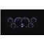 Dakota Digital 53-55 Ford Pickup Truck Analog Gauges Black Alloy HDX-53F-PU-K