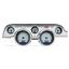 1967-68 Ford Mustang VHX System, Silver Face - Blue Display