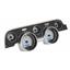 1967-68 Ford Mustang VHX System, Silver Face - Blue Display