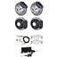 59-64 Impala Wilwood 4 Wheel Disc Brake Kit 11" Drilled Black Caliper