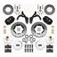 59-64 Impala Wilwood 4 Wheel Disc Brake Kit 11" Drilled Black Caliper
