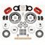 65-69 Mustang Wilwood Manual 4 Wheel Disc Brake Kit 11" Drilled Red Caliper