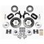 55 56 57 Bel Air Wilwood Manual 4 Wheel Disc Brake Kit 11" Drilled Black