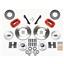 73-77 Chevelle Wilwood Manual 4 Wheel Disc Brake Kit 11" Rotors Red Caliper