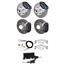 64-70 Cutlass GTO Wilwood Manual 4 Wheel Disc Brake Kit 11" Rotors Black