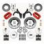 59-64 Impala Wilwood 4 Wheel Disc Brake Kit 11" Drilled Red Caliper