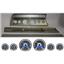 67 Chevelle Silver Dash Carrier Panel w/ Dakota Digital VHX Universal 6 Gauge
