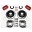 Wilwood Roadrunner Challenger Mopar Body 4 Wheel Disc Brakes Kit 11" Drilled Red