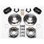 Mopar B E Body Wilwood 4 Wheel Disc Brake Kit 11" Rotors Black Caliper