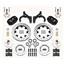 Wilwood 59-64 Impala Manual 4 Wheel Disc Big Brake Kit 12" Drilled Black Caliper