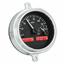 Dakota Digital 51 52 Ford Pickup Truck Gauge System Black Alloy Red VHX-51F-PU-K-R