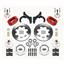 Wilwood 59-64 Impala Manual 4 Wheel Disc Big Brake Kit 12" Plain Red Caliper