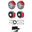 Wilwood 65-69 Mustang Manual 4 Wheel Disc Brake Kit 11" Drill Rotor Red Caliper