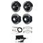 Wilwood 67-69 Camaro 4 Wheel Disc Big Brake Kit Drilled Rotor Black Caliper