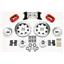 Wilwood 64-72 Chevelle Manual 4 Wheel Disc Big Brake Kit 12" Drilled Red Caliper