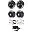 Wilwood 64-72 Chevelle 4 Wheel Manual Disc Big Brake Kit 13" Drilled Rotor Black