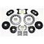 Wilwood 64-72 Chevelle 4 Wheel Manual Disc Big Brake Kit 13" Drilled Rotor Black