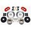 Wilwood 67-69 Camaro 4 Wheel Man Disc Big Brake Kit 13" Plain Rotor Red Caliper