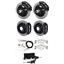 Wilwood 64-72 Chevelle 4 Wheel Manual Disc Big Brake Kit 13" Plain Rotor Black