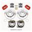 Wilwood 70-78 Camaro Manual 4 Wheel Disc Brake Kit 12" Plain Rotor Red Caliper