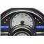 1958-62 Chevy Corvette VHX System, Satin Alloy Style Face, Blue Dis