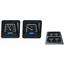Dakota Digital 69 Chevy Camaro with Console Gauges Analog Dash Black Alloy Blue VHX-69C-CAC-K-B