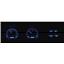 Dakota Digital 69 Chevy Camaro with Console Gauges Analog Dash Black Alloy Blue VHX-69C-CAC-K-B