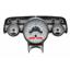 1957 Chevy Car VHX System, Silver Face - Red Display